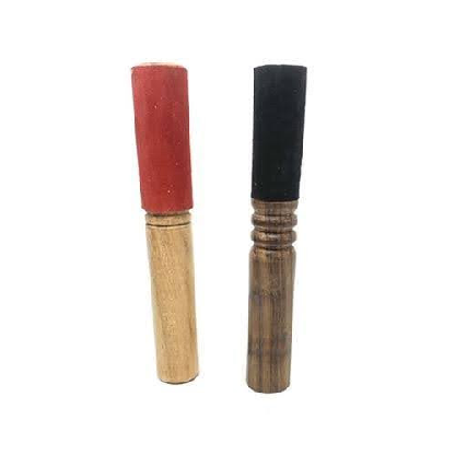 Wood with Leather Striker
