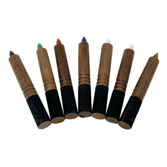 Gemstone Handle Wooden Strikers
