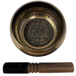 Black Mantra Bowls Carved