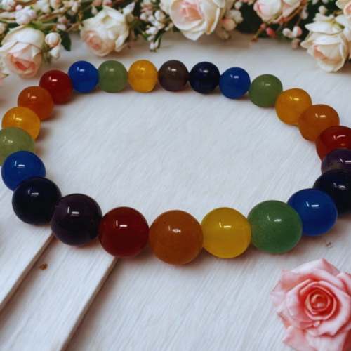 Bracelets with Chakra Gemstone Variety 8mm