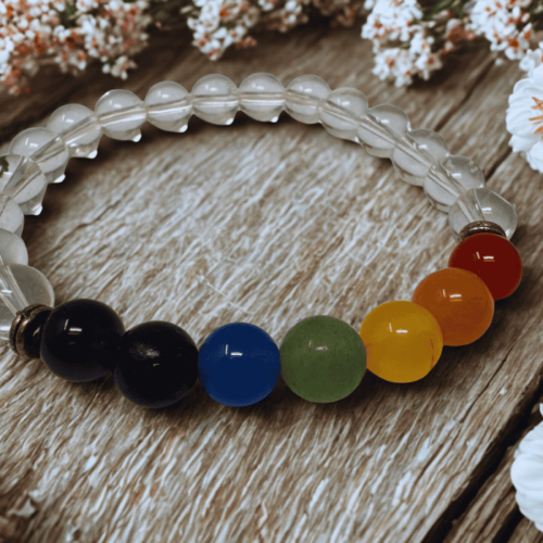 Bracelets with Chakra Gemstone Variety 6mm
